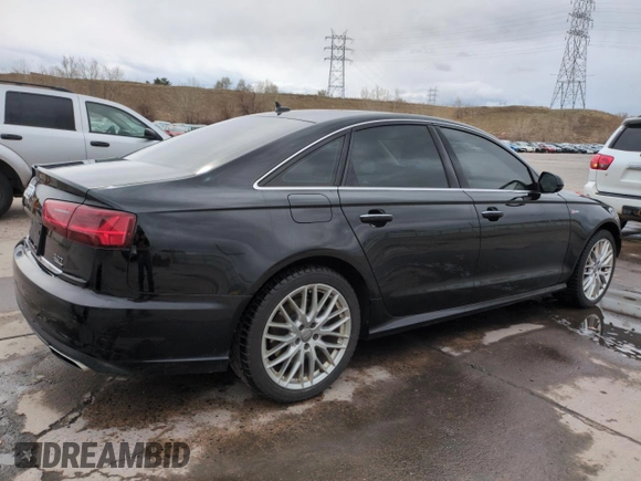 2016 Audi A6 Premium Plus with VIN WAUFGAFC0GN005223, listed as a Copart auction lot 51528365 with 115,138 mi miles and Salvage Title. Bid and sale history available at DreamBid. Image 3.