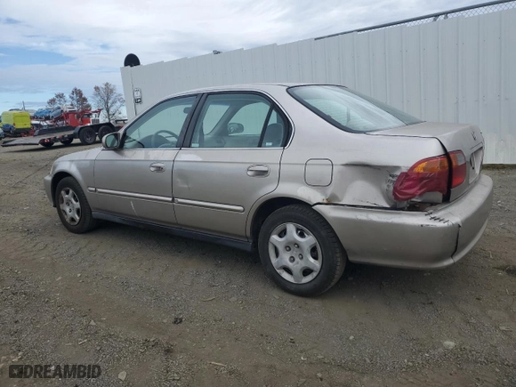 2000 Honda Civic EX with VIN 1HGEJ8543YL044633, listed as a Copart auction lot 78808834 with 236,373 mi miles and Salvage Title. Bid and sale history available at carsss.com. Image 2.