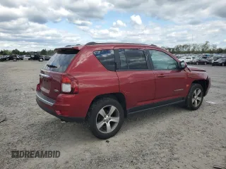 2017 Jeep Compass High Altitude with VIN 1C4NJDEBXHD128299, listed as a Copart auction lot 52846095 with 64,395 mi miles and Salvage Title. Bid and sale history available at DreamBid. Image 3.