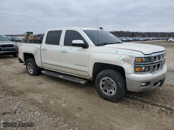 2015 Chevrolet Silverado 1500 LTZ with VIN 3GCUKSEC2FG117531, listed as a Copart auction lot 43966355 with 171,196 mi miles and Salvage Title. Bid and sale history available at carsss.com. Image 4.