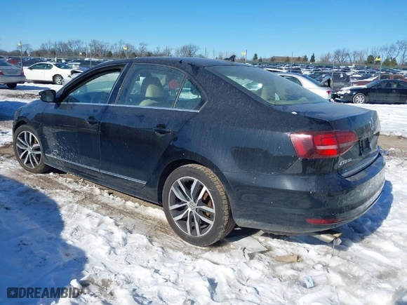 2017 Volkswagen Jetta 1.8T SEL with VIN 3VWL17AJ3HM411036, listed as a IAAI auction lot 41638006 with 211,062 mi miles. Bid and sale history available at carsss.com. Image 3.