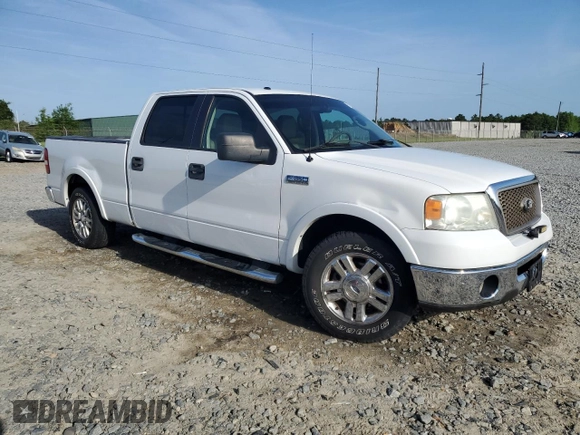 2006 Ford F-150 XLT with VIN 1FTPW12V06FB43726, listed as a Copart auction lot 51804455 with 147,763 mi miles and Salvage Title. Bid and sale history available at carsss.com. Image 4.