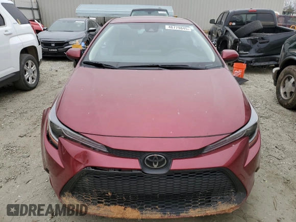 2022 Toyota Corolla LE with VIN JTDEPMAE3NJ203887, listed as a Copart auction lot 46779845 with 134,201 mi miles and Salvage Title. Bid and sale history available at carsss.com. Image 5.