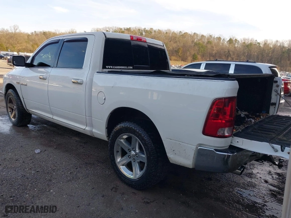 2010 Dodge Ram 1500 SLT with VIN 1D7RV1CT9AS221497, listed as a IAAI auction lot 41532326 with 188,174 mi miles. Bid and sale history available at carsss.com. Image 3.