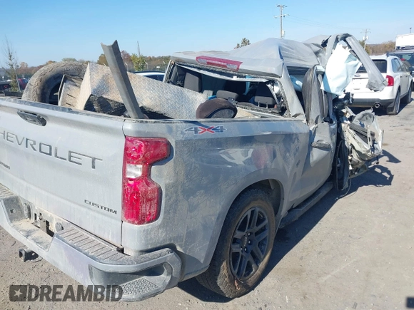 2024 Chevrolet Silverado 1500 Custom with VIN 3GCPDBEK5RG291497, listed as a IAAI auction lot 40699889 with Not Provided miles and . Bid and sale history available at DreamBid. Image 4.
