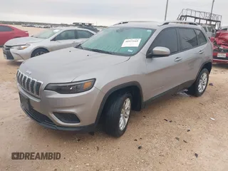 2021 Jeep Cherokee Latitude with VIN 1C4PJLCB7MD134643, listed as a IAAI auction lot 40922669 with 58,217 mi miles. Bid and sale history available at carsss.com. Image 19.