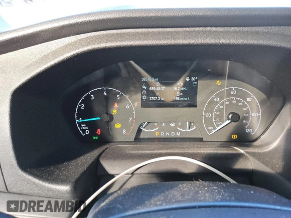 2023 Ford Transit Cargo with VIN 1FTBR2X81PKA29544, listed as a Copart auction lot 42618595 with 38,575 mi miles and Clean Title. Bid and sale history available at DreamBid. Image 9.