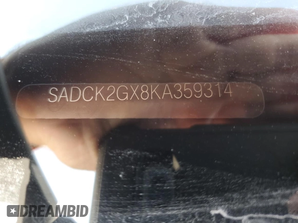 2019 Jaguar F-Pace 25t Prestige with VIN SADCK2GX8KA359314, listed as a Copart auction lot 66420874 with 90,383 mi miles and Salvage Title. Bid and sale history available at DreamBid. Image 13.