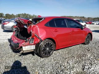 2020 Toyota Corolla LE with VIN 5YFEPRAE4LP086956, listed as a Copart auction lot 87750105 with 83,822 mi miles and Salvage Title. Bid and sale history available at carsss.com. Image 3.