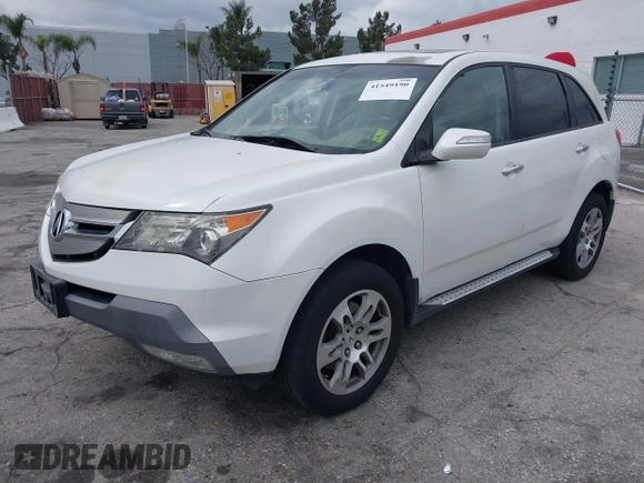 2008 Acura MDX with VIN 2HNYD28208H507460, listed as a IAAI auction lot 41549190 with 175,232 mi miles and . Bid and sale history available at DreamBid. Image 2.
