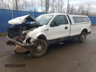 2010 Ford F-150 XL with VIN 1FTMF1C80AKE27627, listed as a Copart auction lot 82574584 with 360,892 mi miles and Salvage Title. Bid and sale history available at carsss.com. Image 1.