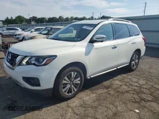 2018 Nissan Pathfinder SV with VIN 5N1DR2MM9JC637125, listed as a Copart auction lot 62840995 with 94,004 mi miles and Clean title. Bid and sale history available at DreamBid. Image 1.