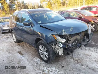2014 Nissan Rogue S with VIN 5N1AT2MV5EC775196, listed as a IAAI auction lot 41437313 with 130,041 mi miles. Bid and sale history available at carsss.com. Image 1.
