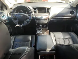 2013 Infiniti JX35 with VIN 5N1AL0MM1DC309792, listed as a Copart auction lot 73553234 with 110,637 mi miles and Salvage Title. Bid and sale history available at carsss.com. Image 8.