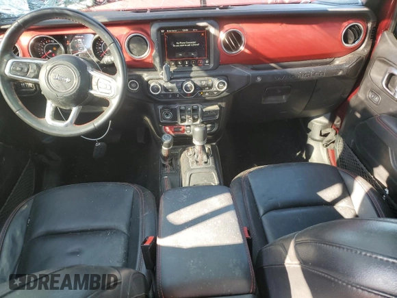 2021 Jeep Wrangler Unlimited Rubicon with VIN 1C4HJXFG8MW706357, listed as a Copart auction lot 82180714 with 48,074 mi miles and Salvage Title. Bid and sale history available at carsss.com. Image 8.