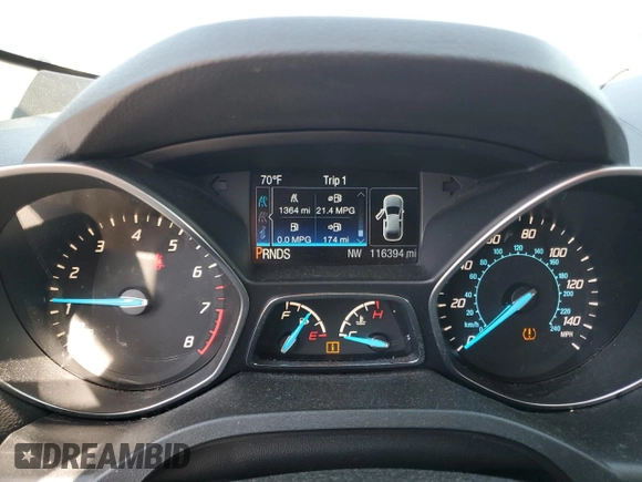 2014 Ford Escape SE with VIN 1FMCU0GX9EUA73951, listed as a Copart auction lot 49425615 with 116,394 mi miles and Salvage Title. Bid and sale history available at carsss.com. Image 9.