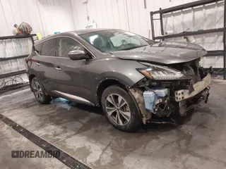 2020 Nissan Murano S with VIN 5N1AZ2AS5LN142210, listed as a IAAI auction lot 41398065 with 62,429 mi miles and . Bid and sale history available at carsss.com. Image 1.