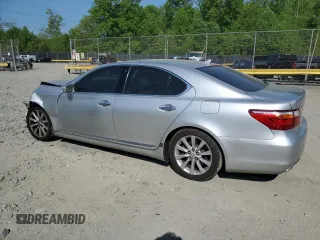 2010 Lexus LS 460 with VIN JTHCL5EF2A5005802, listed as a Copart auction lot 55045745 with 146,507 mi miles and Salvage title. Bid and sale history available at DreamBid. Image 2.