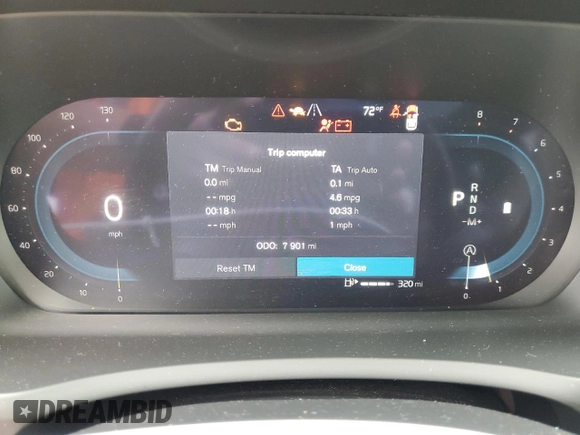 2025 Volvo XC90 Plus with VIN YV4062PB0S1356430, listed as a Copart auction lot 61463685 with 7,901 mi miles and Clean title. Bid and sale history available at DreamBid. Image 9.