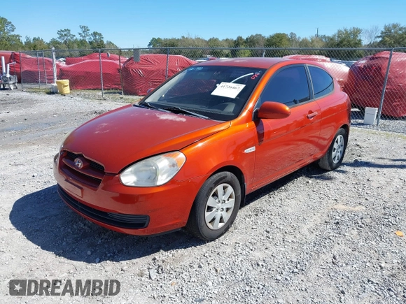 2008 Hyundai Accent GS with VIN KMHCM36C28U076792, listed as a IAAI auction lot 41726467 with 125,906 mi miles. Bid and sale history available at carsss.com. Image 2.