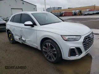 2022 Audi SQ5 Premium with VIN WA1A4AFY1N2134582, listed as a Copart auction lot 82101634 with 36,239 mi miles and Salvage Title. Bid and sale history available at DreamBid. Image 4.