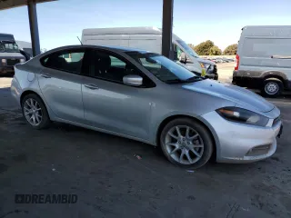 2013 Dodge Dart SXT with VIN 1C3CDFBAXDD292141, listed as a Copart auction lot 49875105 with 124,179 mi miles and Clean Title. Bid and sale history available at carsss.com. Image 4.