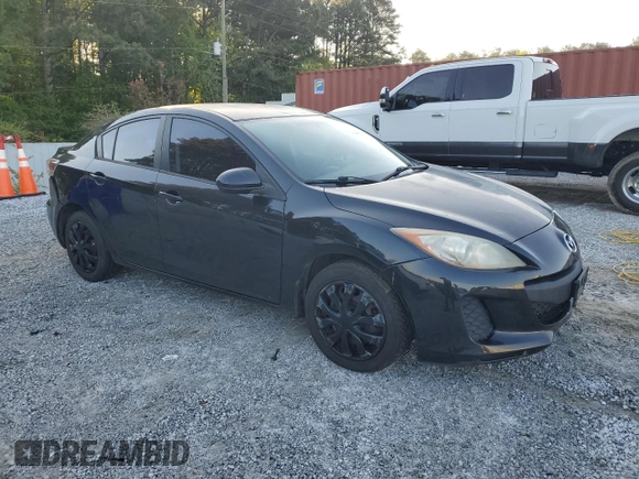 2013 Mazda 3 i SV with VIN JM1BL1TG1D1787877, listed as a Copart auction lot 53020215 with 169,176 mi miles and Salvage Title. Bid and sale history available at DreamBid. Image 4.