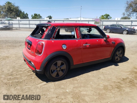 2023 MINI Hardtop Cooper S with VIN WMW53DH00P2S82015, listed as a Copart auction lot 68826744 with 8,950 mi miles and Salvage title. Bid and sale history available at DreamBid. Image 3.