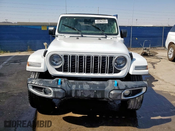 2024 Jeep Wrangler Sahara with VIN 1C4RJXP64RW274769, listed as a Copart auction lot 55928655 with Not provided miles and Clean title. Bid and sale history available at DreamBid. Image 5.