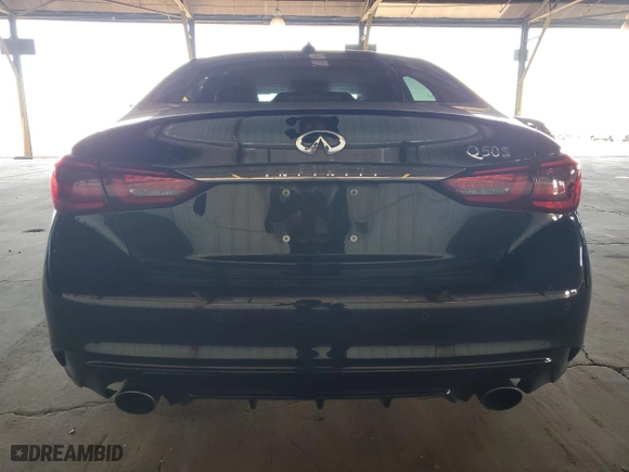2018 Infiniti Q50 RED SPORT 400 with VIN JN1FV7AP6JM460759, listed as a Copart auction lot 44074845 with NaN miles and Clean Title. Bid and sale history available at carsss.com. Image 6.