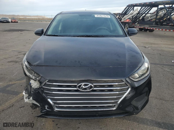 2022 Hyundai Accent SE with VIN 3KPC24A69NE174133, listed as a Copart auction lot 41481575 with 18,013 mi miles and Salvage Title. Bid and sale history available at carsss.com. Image 5.
