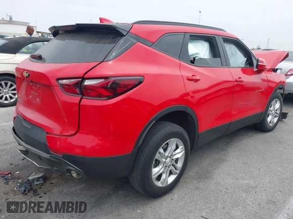2021 Chevrolet Blazer LT with VIN 3GNKBBRA6MS523815, listed as a IAAI auction lot 42369013 with 69,641 mi miles and . Bid and sale history available at DreamBid. Image 4.