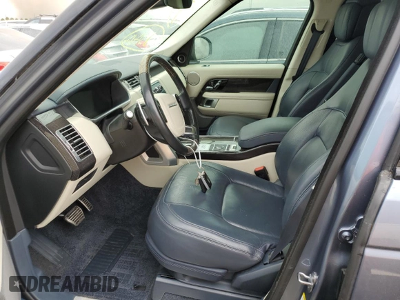 2019 Land Rover Range Rover z VIN SALGV5RE0KA517395, wystawiony jako Copart lot #76629494 z przebiegiem Nie podano mil oraz Nie do naprawy • Non repairable. Historia ofert i sprzedaży dostępna na DreamBid. Obrazek 7.