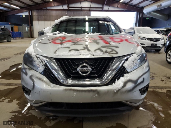 2018 Nissan Murano Platinum with VIN 5N1AZ2MH8JN121574, listed as a Copart auction lot 89212125 with 0 mi miles and Salvage Title. Bid and sale history available at carsss.com. Image 5.