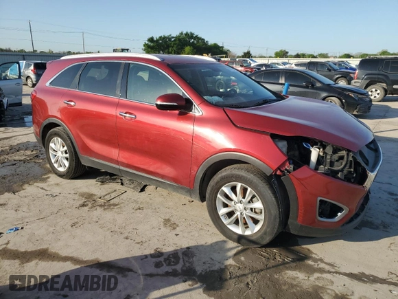 2017 Kia Sorento LX with VIN 5XYPG4A3XHG297987, listed as a Copart auction lot 50171545 with 108,048 mi miles and Salvage Title. Bid and sale history available at carsss.com. Image 4.