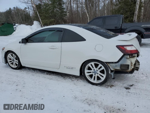 2007 Honda Civic Si with VIN 2HGFG21587H100365, listed as a Copart auction lot 84713504 with 347,419 mi miles and Salvage Title. Bid and sale history available at DreamBid. Image 2.