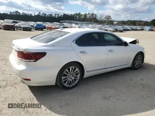2016 Lexus LS 460 with VIN JTHBL5EF5G5141054, listed as a Copart auction lot 83382144 with 98,592 mi miles and Salvage title. Bid and sale history available at DreamBid. Image 3.