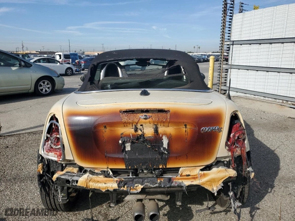 2013 MINI Cooper Roadster S with VIN WMWSY3C5XDT594642, listed as a Copart auction lot 88285875 with NaN miles and Salvage Title. Bid and sale history available at carsss.com. Image 10.