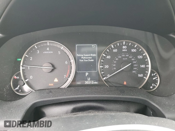 2020 Lexus RX with VIN 2T2HZMDAXLC245705, listed as a Copart auction lot 40021893 with 30,212 mi miles. Bid and sale history available at carsss.com. Image 9.