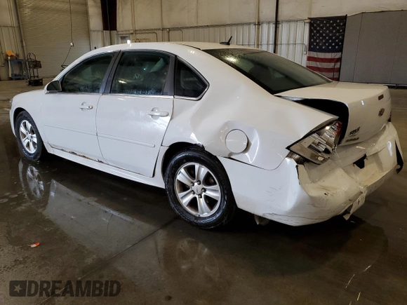2012 Chevrolet Impala LS Fleet z VIN 2G1WF5E35C1129670, wystawiony jako Copart lot #59518765 z przebiegiem 181 123 mil mil oraz Szkoda całkowita • Salvage title. Historia ofert i sprzedaży dostępna na DreamBid. Obrazek 2.