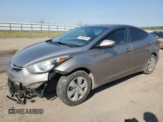 2016 Hyundai Elantra SE with VIN 5NPDH4AE0GH761703, listed as a Copart auction lot 46860205 with 172,588 mi miles and Salvage title. Bid and sale history available at DreamBid. Image 1.