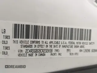 2012 Dodge Grand Caravan SE with VIN 2C4RDGBG9CR232038, listed as a IAAI auction lot 41823766 with 77,468 mi miles and . Bid and sale history available at DreamBid. Image 9.