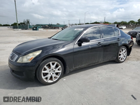 2008 Infiniti G35 x with VIN JNKBV61F58M269260, listed as a Copart auction lot 75650784 with 230,968 mi miles and Salvage Title. Bid and sale history available at DreamBid. Image 1.