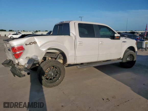 2014 Ford F-150 XL with VIN 1FTFW1EF0EKF18679, listed as a Copart auction lot 60872435 with 128,203 mi miles and Salvage title. Bid and sale history available at DreamBid. Image 3.