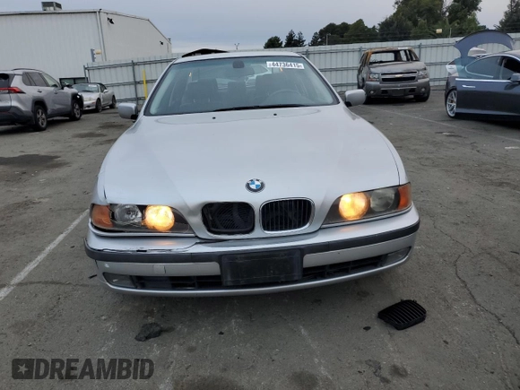2000 BMW 5 Series 528iA with VIN WBADM6342YGV01382, listed as a Copart auction lot 44736415 with 167,919 mi miles and Salvage Title. Bid and sale history available at carsss.com. Image 5.