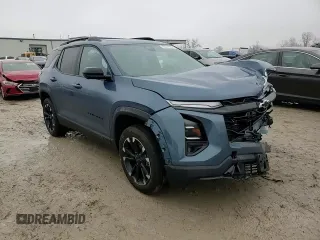 2025 Chevrolet Equinox AWD RS z VIN 3GNAXTEG9SL126104, wystawiony jako Copart lot #43337995 z przebiegiem 5 348 mil mil oraz Szkoda całkowita • Salvage title. Historia ofert i sprzedaży dostępna na DreamBid. Obrazek 11.