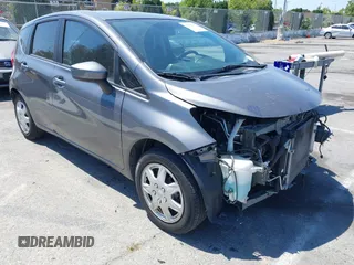 2016 Nissan Note S with VIN 3N1CE2CP7GL361843, listed as a IAAI auction lot 42414749 with 48,898 mi miles and . Bid and sale history available at DreamBid. Image 1.