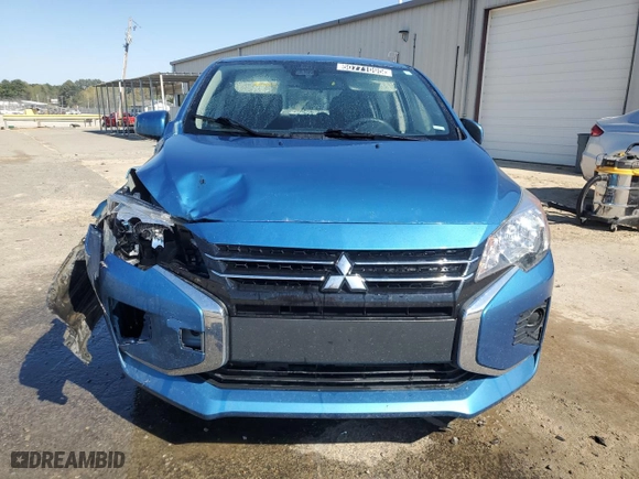 2022 Mitsubishi Mirage ES with VIN ML32AUHJ6NH006410, listed as a Copart auction lot 50771095 with 86,199 mi miles and Salvage Title. Bid and sale history available at carsss.com. Image 5.