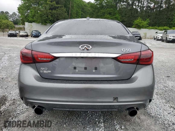 2019 Infiniti Q50 Luxe z VIN JN1EV7AR4KM559305, wystawiony jako Copart lot #54353455 z przebiegiem 85 131 mil mil oraz Nie do naprawy • Non repairable. Historia ofert i sprzedaży dostępna na DreamBid. Obrazek 6.