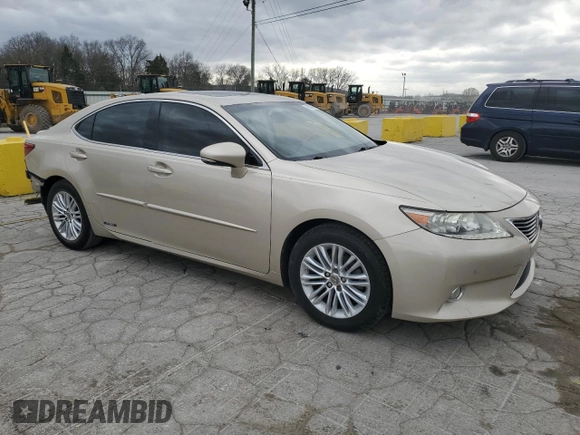 2013 Lexus ES 300h with VIN JTHBW1GG5D2024366, listed as a Copart auction lot 49562055 with 227,557 mi miles and Salvage Title. Bid and sale history available at DreamBid. Image 4.